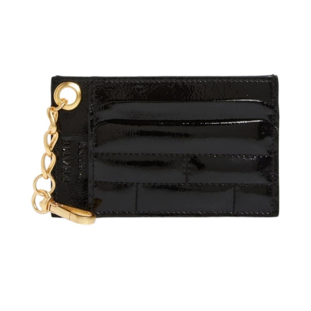 FRAME Black Cardholder with Gold Chain - Picture 11 of 12